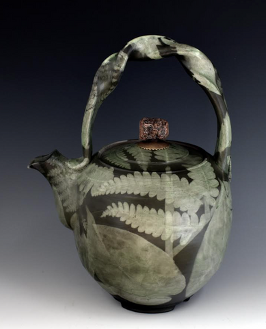 Spring Green Teapot Urn