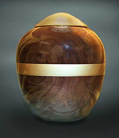 Handcrafted Black Walnut Cremation Urn