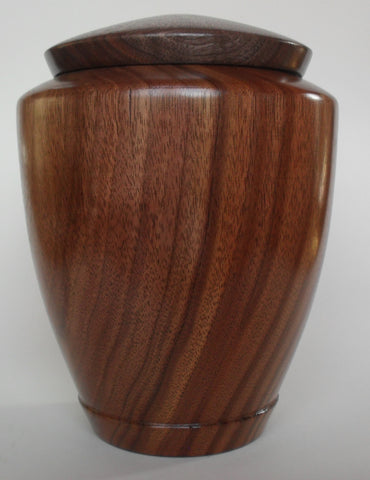 Handmade Wooden Cremation Urn for Ashes