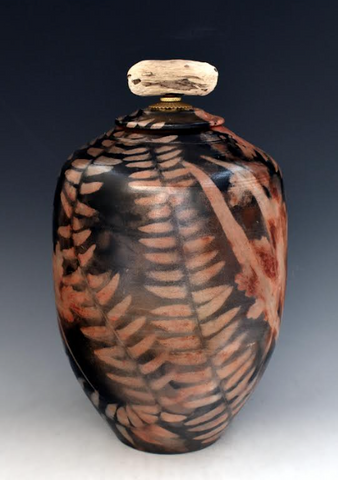 Winter Fossil Individual Size Urn