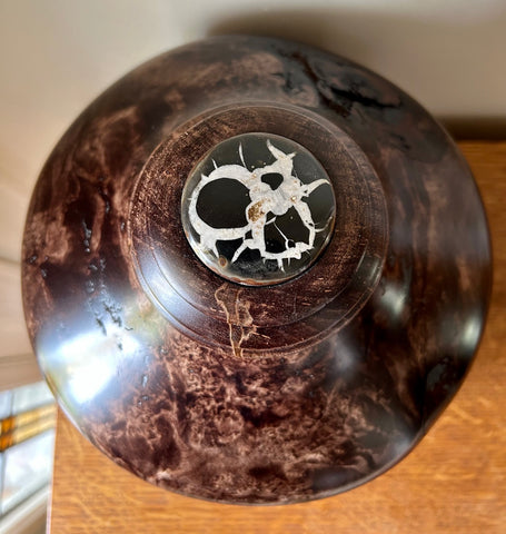 Maple Burl Individual Size Urn With Screw On Lid