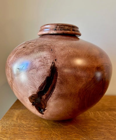 Maple Individual Size Urn With Screw On Lid