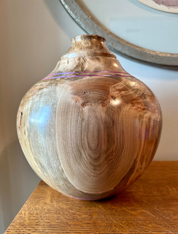 Maple Burl Individual Size Urn With Screw On Lid