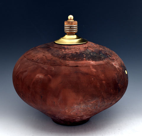 Bronze Memory Raku Style Companion Urn