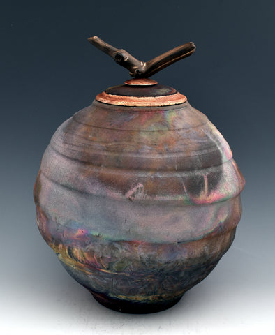 Misty Raku Style Individual Style Urn