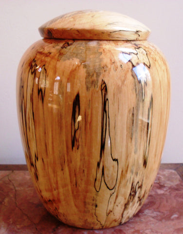 Handmade Maple Cremation Wooden Urn for Ashes